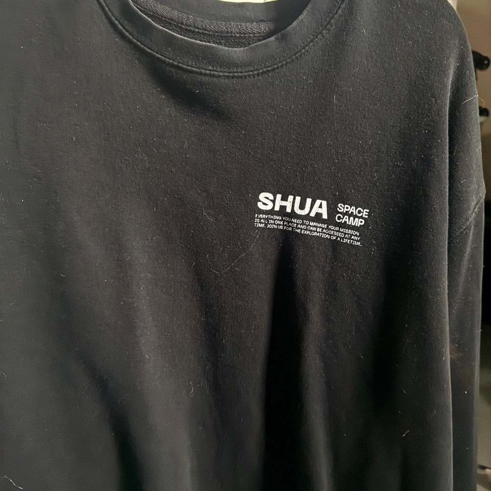 Black SHUA Space Camp Sweatshirt